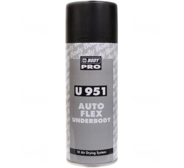 Антигравийное покрытие | BODY 951 Auto Flex | Аэрозоль 400 мл &mdash; Черный