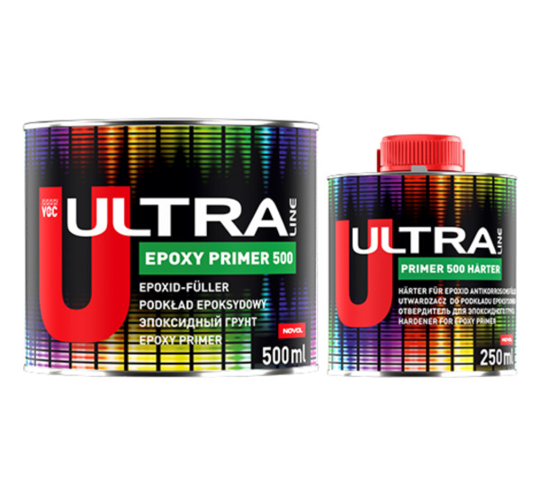 Грунт епоксидний | Ultra Line Primer 500 | Комплект 750 мл — Сірий