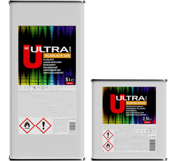 Акриловый лак повышенной прочности | Ultra Line Клирлак 400 SR | Комплект 7,5 л