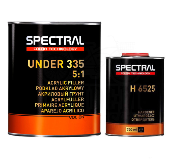 Грунт-наполнитель акриловый | Spectral Under 335 | Комплект 4,2 л &mdash; Серый