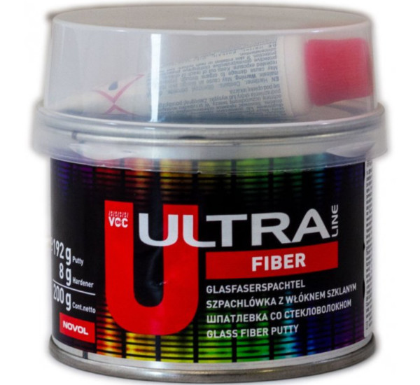 Шпаклевка с стекловолокном | Ultra Line Fiber | Банка 200 г