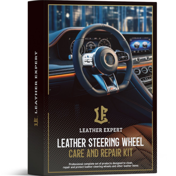 Набор для реставрации кожи руля | Leather Expert SW Care and Repair Kit | Черный