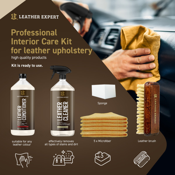 Набор для ухода за кожей | Leather Expert Interior Care Kit | 2 л