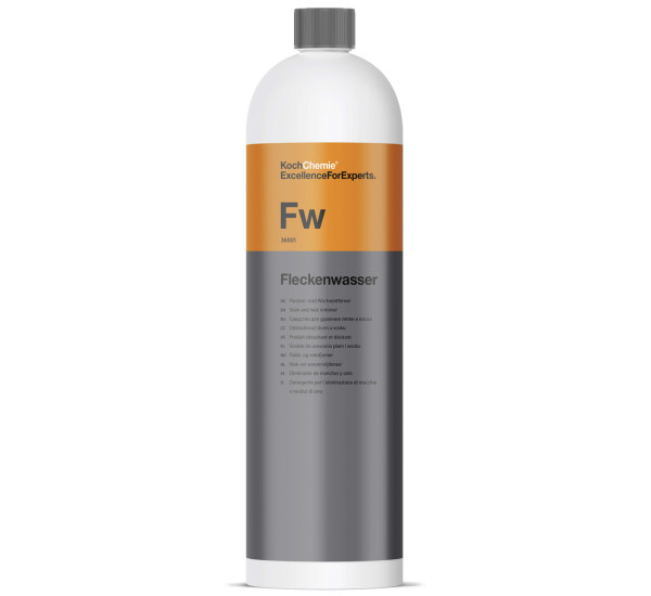 Средство для удаления пятен с текстиля, кожи и пластика | KochChemie Fleckenwasser (Fw) | Бутылка 1 л