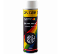 Краска для дисков | Motip Wheelspray | Аэрозоль 500 мл &mdash; Белый глянец