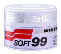 Воск для светлых цветов | Soft99 White Super Wax | Баночка 350 г