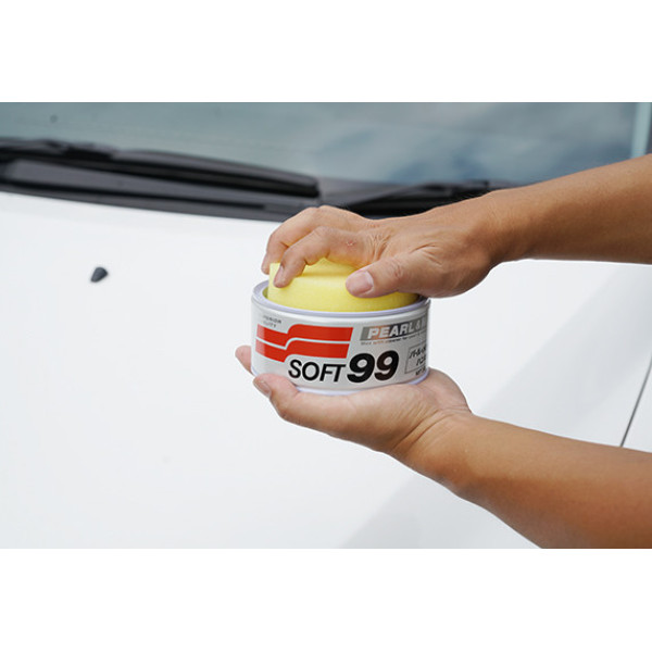 Воск для светлых цветов | Soft99 White Super Wax | Баночка 350 г