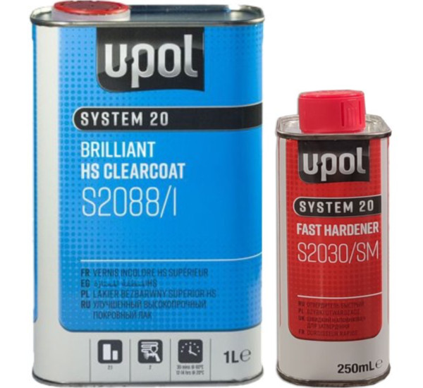 Акриловый лак | U-Pol S2088 MS | Комплект 1,25 л