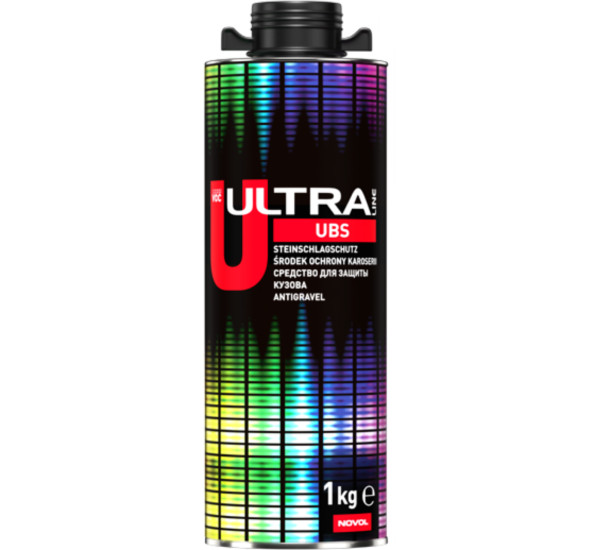 Антигравийное покрытие | Ultra Line UBS | Под пистолет краскопульта 1 кг &mdash; Черный