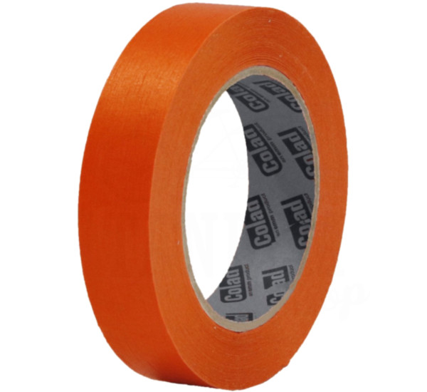 Камуфляжная лента жаростойкая | Colad Orange 100 &deg;C | Оранжевый &mdash; 25 мм x 50 м