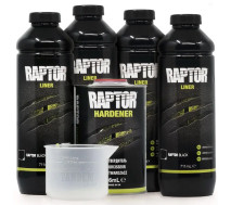 Защитное покрытие повышенной прочности | RAPTOR King of Tough | 4 л - Черный