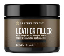 Шпаклевка для кожи | Leather Expert Filler| Банка 25 мл &mdash; Черный