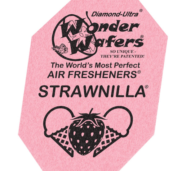 Ароматизатор в пластинке | Wonder Wafers Strawnilla | Ваниль и клубника