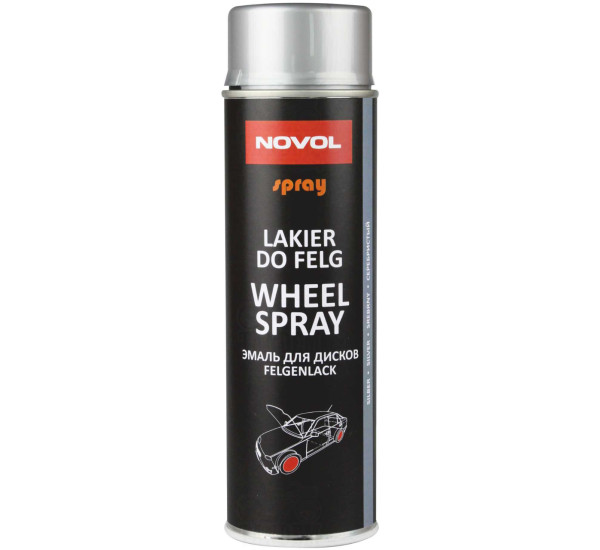 Краска для дисков | Novol Spray | Аэрозоль 500 мл &mdash; Серебристый