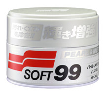 Воск для перламутровых и металлических цветов | Soft99 Pearl & Metallic Soft Wax | Баночка 320 г