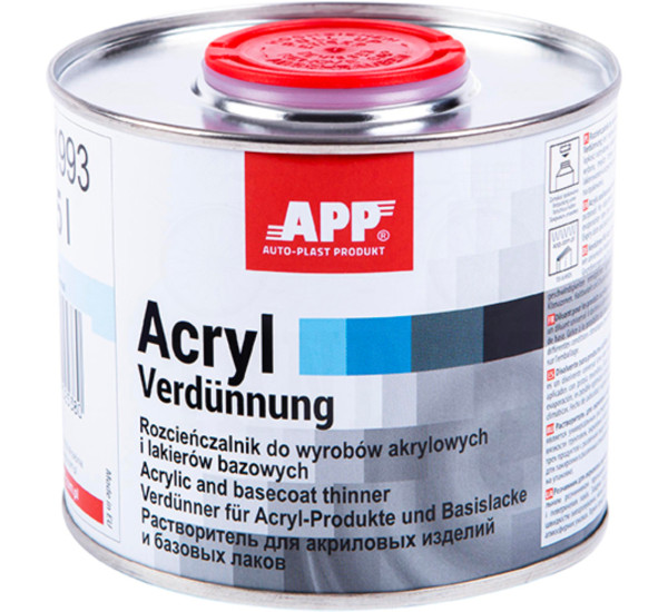 Разбавитель акриловый | APP Acryl Verdunnung | Банка 500 мл
