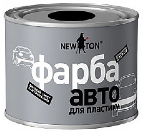 Краска для пластика структурная | NewTon | Банка 450 мл &mdash; Антрацит