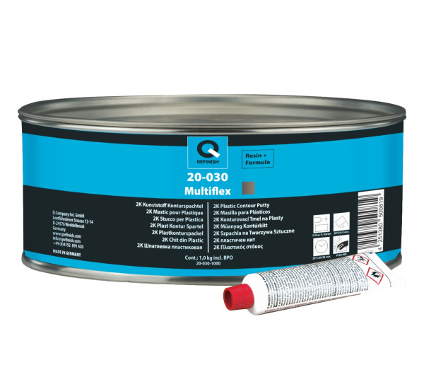Шпаклевка для пластика | Q-Refinish 20-030 Multiflex | Банка 1 кг