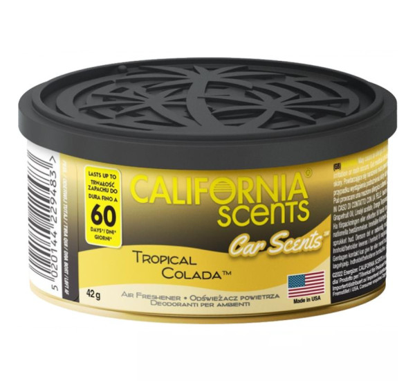 Ароматизатор сухой в баночке | California Scents Tropical Colada | Тропический коктейль