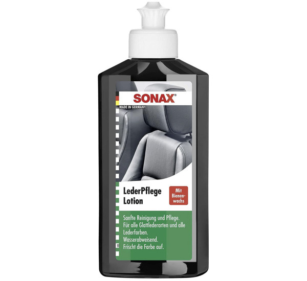 Лосьон для ухода за кожей автомобиля | Sonax Lederpflegelotion Lotion | Бутылка 250 мл