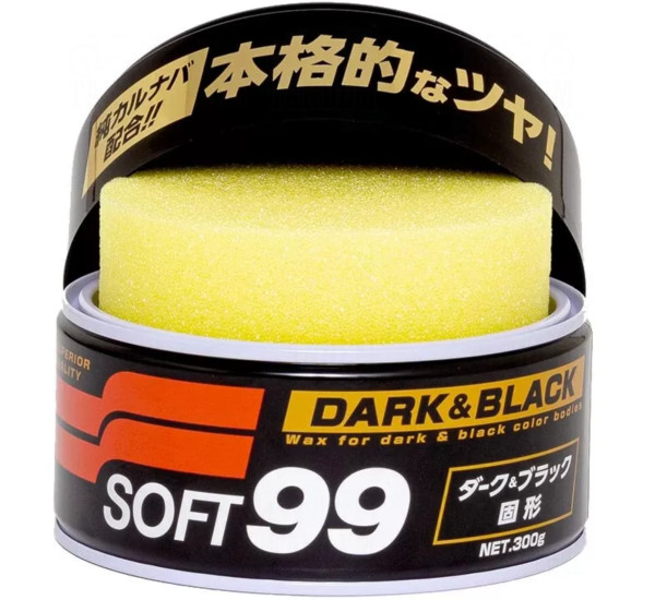 Воск для темных цветов | Soft99 Dark & Black Wax | Банка 300 г