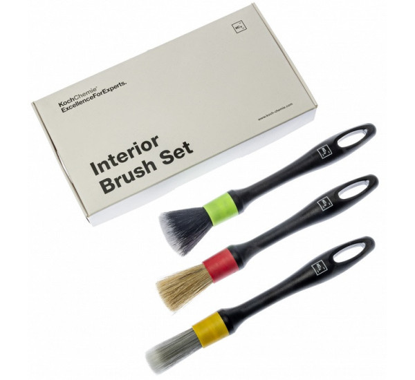 Набір пензликів для салону авто | KochChemie Interior Brush Set | 3 шт