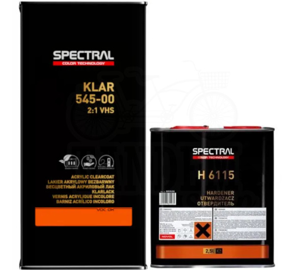 Акриловый лак | Spectral Klar 545-00 VHS | Комплект 7,5 л