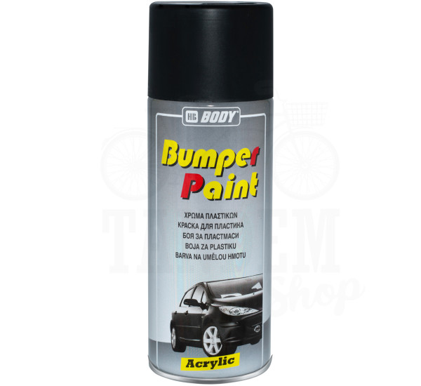 Краска для пластика | BODY Bumper Paint | Аэрозоль 400 мл &mdash; Черный