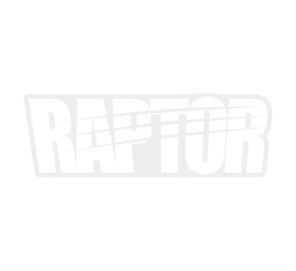 Наклейка на стекло и кузов | RAPTOR Classic | 100 x 31 мм &mdash; Белый