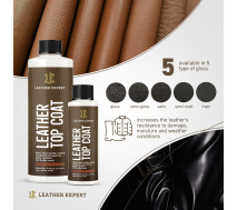 Лак для фарбування шкіри матовий | Leather Expert Top Coat| Пляшка 50 мл