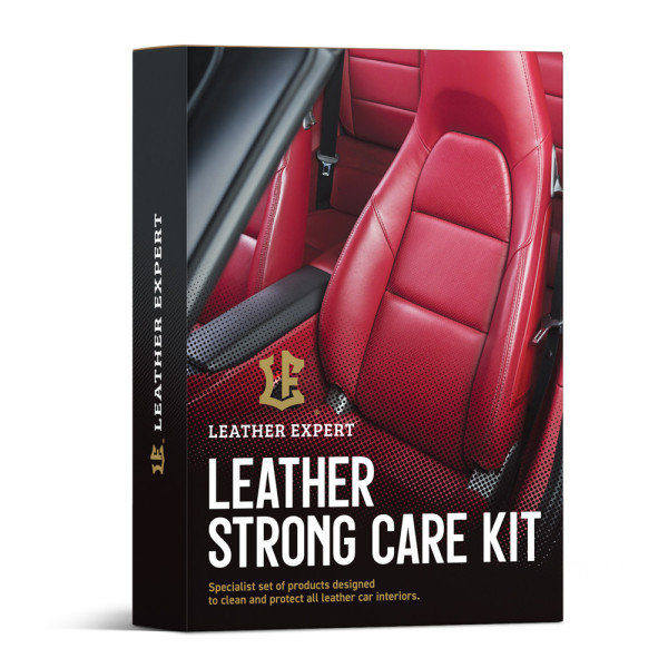 Набор для ухода за кожей сильнодействующий | Leather Expert Strong Care Kit | 500 мл