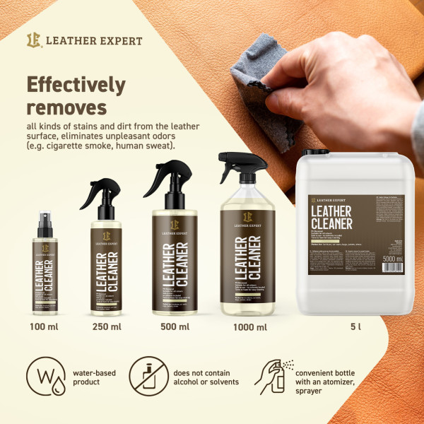 Очиститель для кожи | Leather Expert Cleaner | Спрей 100 мл