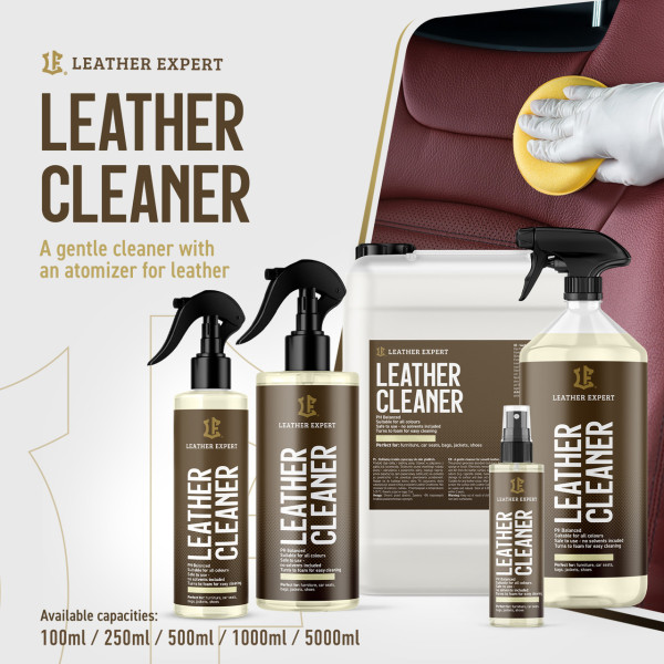 Очиститель для кожи | Leather Expert Cleaner | Спрей 100 мл