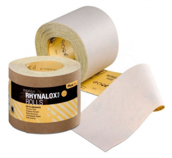 Шлифовальная бумага на латексной основе износостойкая Indasa Rhynalox Plus Line, 115 мм x 1 м P280