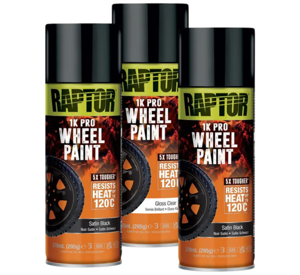 Набір для фарбування дисків | RAPTOR Wheel Paint | 1,121 л — Чорний напівмат