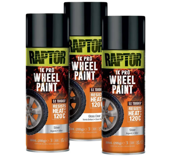 Набір для фарбування дисків | RAPTOR Wheel Paint | 1,093 л — Сріблястий