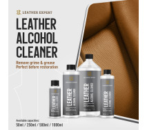 Спиртовий знежирювач для фарбування шкіри Leather Expert Alcohol Cleaner | Пляшка 50 мл