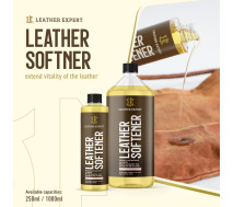 Захисне покриття для шкіри + розм'якшувач | Leather Expert Softener | Пляшка 250 мл