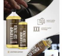 Захисне покриття для шкіри + розм'якшувач | Leather Expert Softener | Пляшка 250 мл