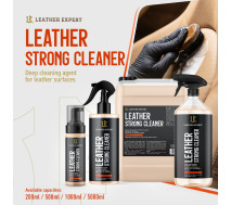 Очиститель для кожи сильнодействующий | Leather Expert Strong Cleaner | Спрей 200 мл