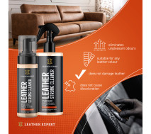 Очиститель для кожи сильнодействующий | Leather Expert Strong Cleaner | Спрей 200 мл